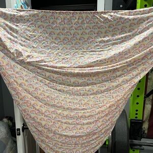 Little sleepies rainbow sheets.